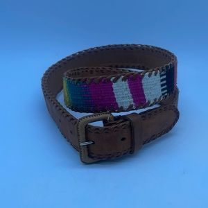 Vintage Guatemalan Bohemian Serape Belt